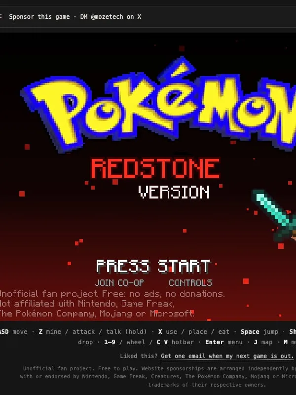 Pokémon Redstone cover